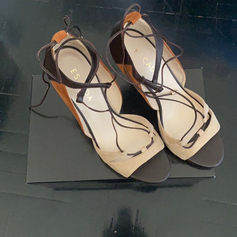 Escada Strappy Heels